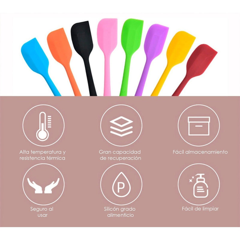Espátula Miserable Pala De Silicona Cocina Repostería Chef
