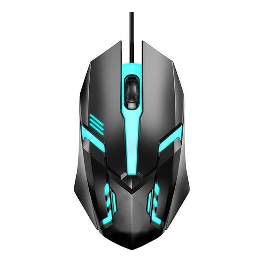 Mouse Óptico Gamer Led Iluminado Ratón Usb Alámbrico Juegos