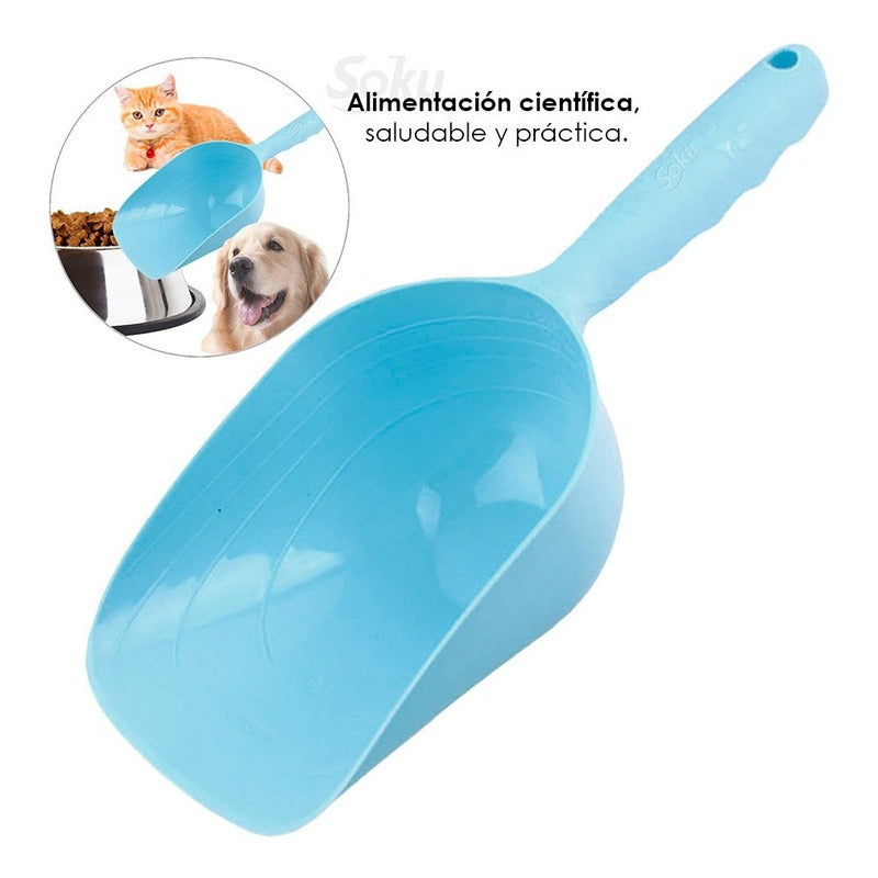 Pala Granel Croquetas Alimento Perro Gato Cuchararon Taza