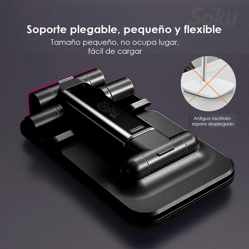 Soporte Aluminio Ajustable Porta Celular Tablet Consola