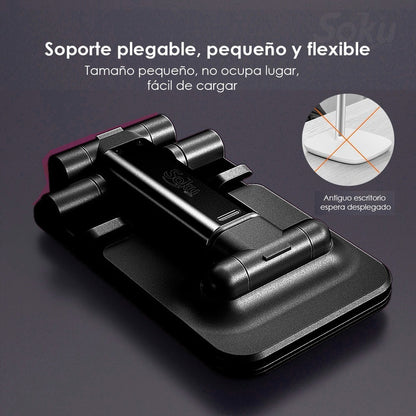 Soporte Aluminio Ajustable Porta Celular Tablet Consola