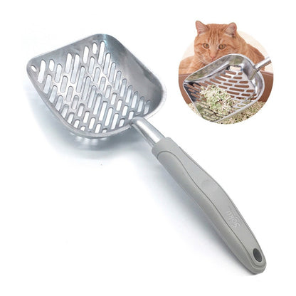 Pala Aluminio Arenero Recogedora Heces Desechos Mascota Gato
