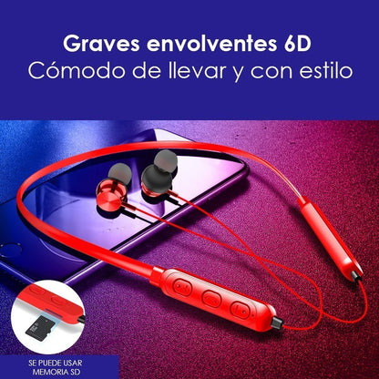 Audifonos Auriculares Sport Bluetooth V.5 Interfaz Micro Sd