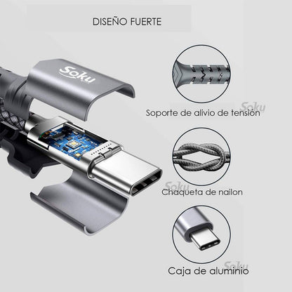Cable Adapatador Audifonos Tipo C A Auxiliar Chip Hifi Pro