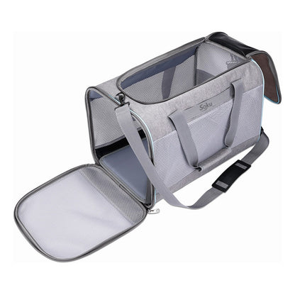 Soku Mochila Viaje Perro Gato Grande Antirasguños Premium
