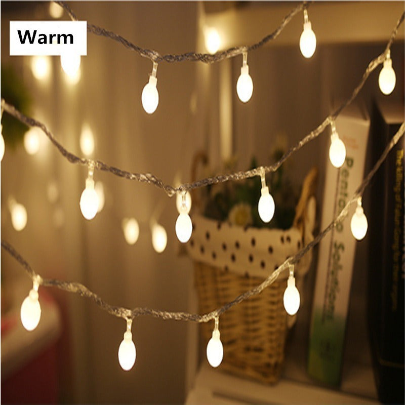 Usb Serie Luces Bodas Eventos Fiesta 20 Esferas Leds 3m