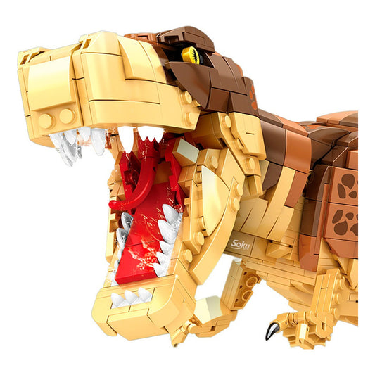 Soku Tiranosaurio Rex Bloques Articulado Dino Pro Grande