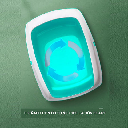 Arenero Gato Extension Anti Derrame Pala Caja Extra Grande