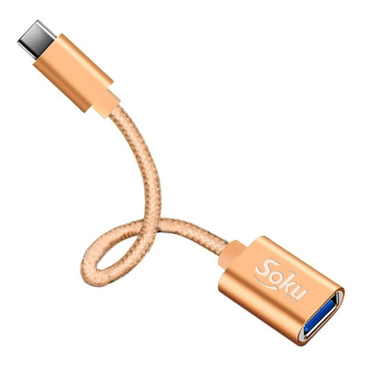 Adaptador Cable Otg Tipo C  A Usb 3.0 Para Celular Mac