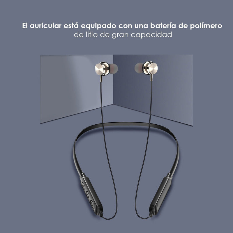 Audifonos Auriculares Sport Bluetooth V.5 Interfaz Micro Sd