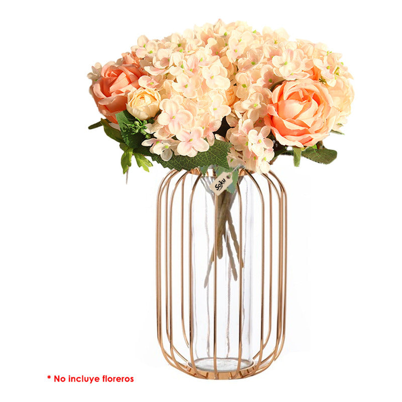 Soku Ramo Rosa Flores Quinceñera Boda Centro Mesa