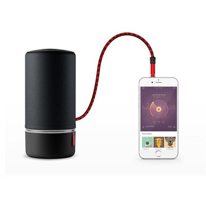 Cable Auxiliar Estereo 2 Jack 3.5mm Machos 4 Polos 1 M Rudo