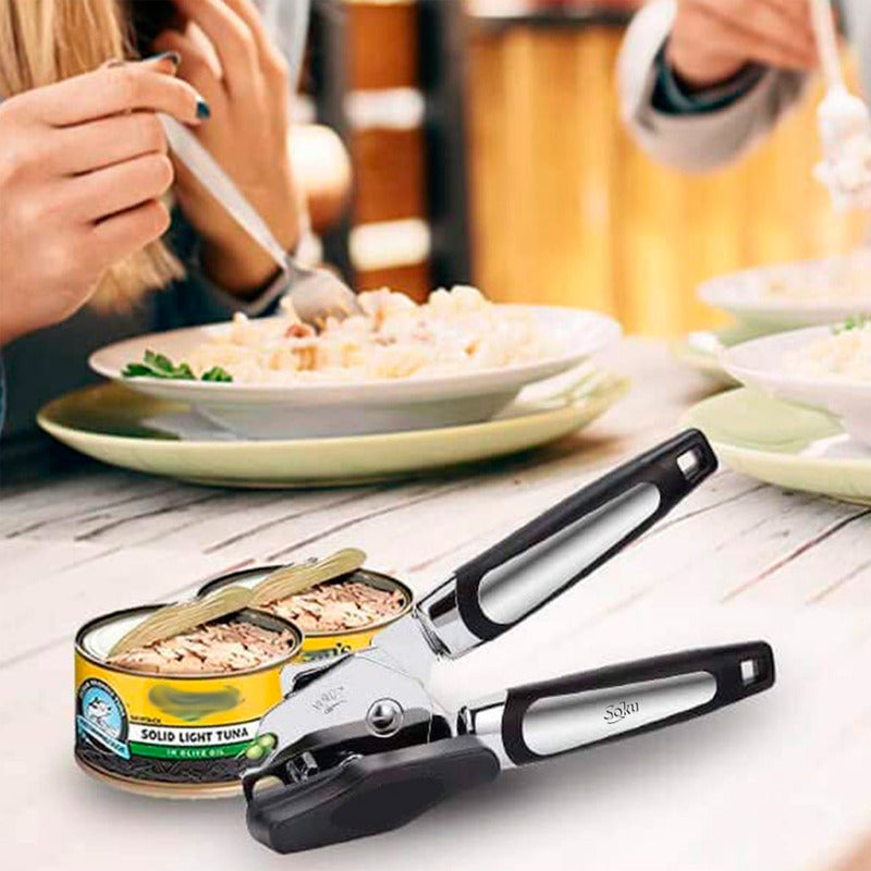 Abrelatas Mágico 3 En 1 Acero Inoxidable Original + Regalo