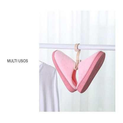 Ganchos Perchero Giratorio 360° Organizador De Ropa