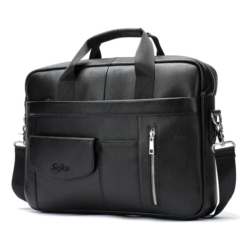 Portafolio Para Mac Laptop Pro Piel Genuina Calidad Soku