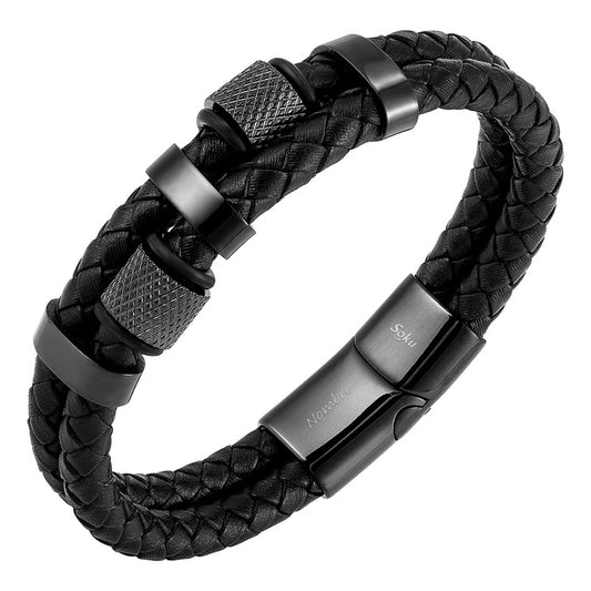 Soku Pulsera Personalizada Micro Piel Inoxidable Titanio