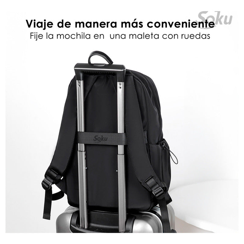 Soku Mochila Ligera Moda Escolar Japonesa Para iPad 14in