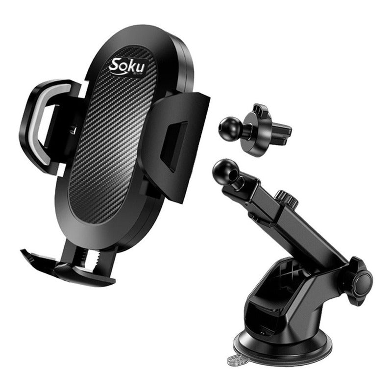 Porta Celular Soporte Gps Auto Universal Manos Libres 360º