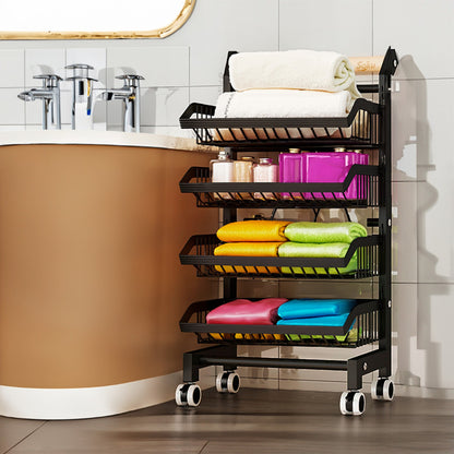 Soku Carrito Servicio 4 Niveles Acero Reforzado Duradero