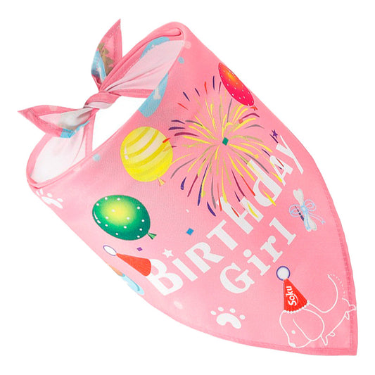 Soku Collar Perro Pañuelo Fiesta Cumpleaños Disfraz Mascota