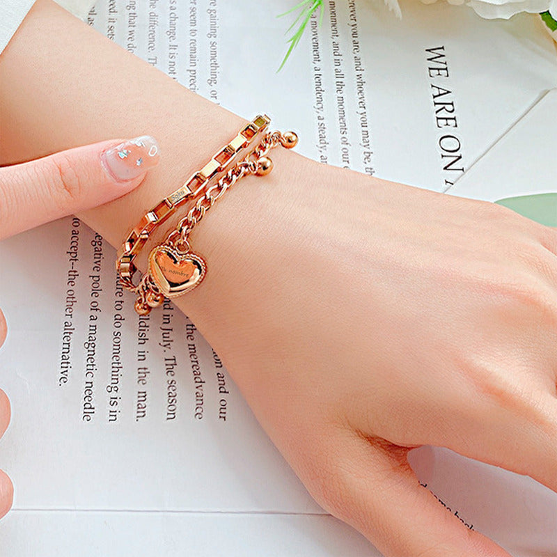 Soku Pulsera Personalizada Cadena Acero Inoxidable Dura Vida