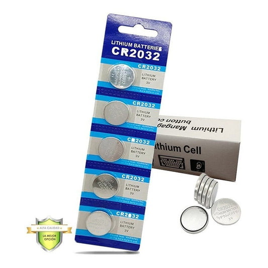 100 Pilas Cr2032 Litio Para Reloj Bascula Control Auto