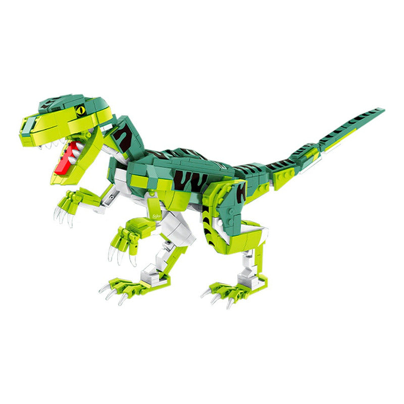 Soku Veloci Raptor Bloques Articulados Dino Coleccionable