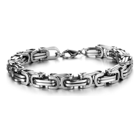 Soku Pulsera  Hombre De Acero Titanio Brazalete