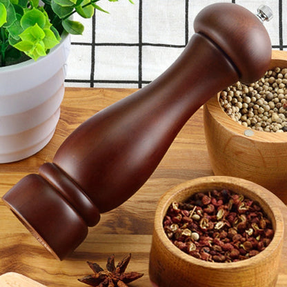 Molino Madera Pimienta Sal Ergonomico Extra Firme 8in