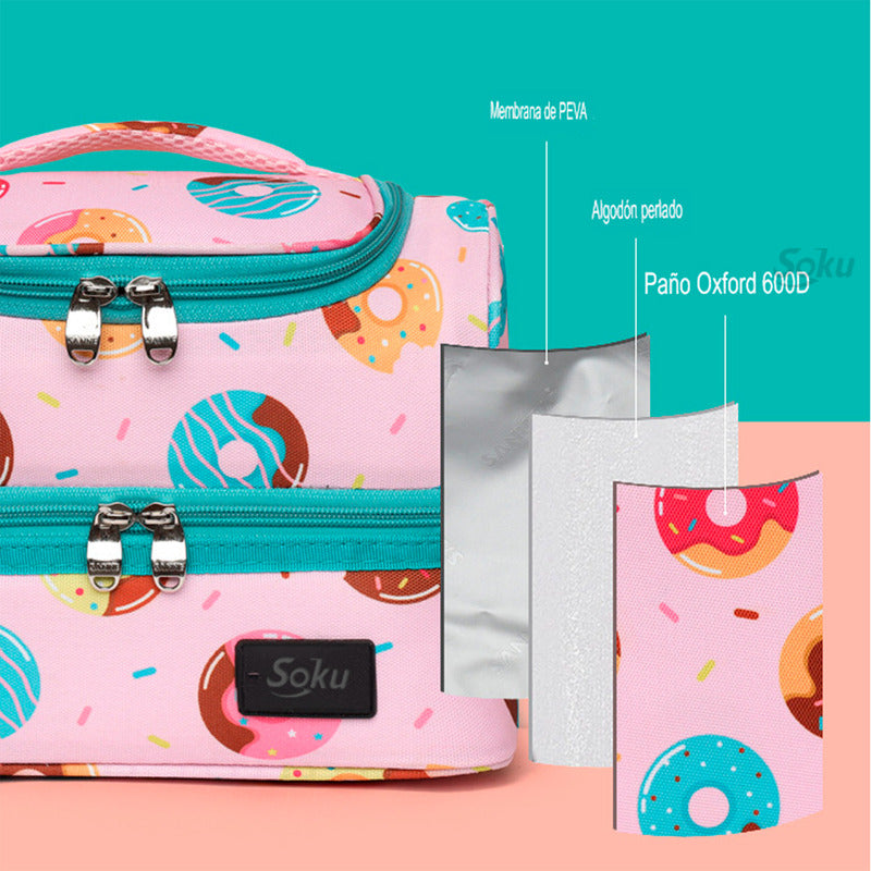 Soku Lonchera Termo Protect Infantil Grande Extra Durable