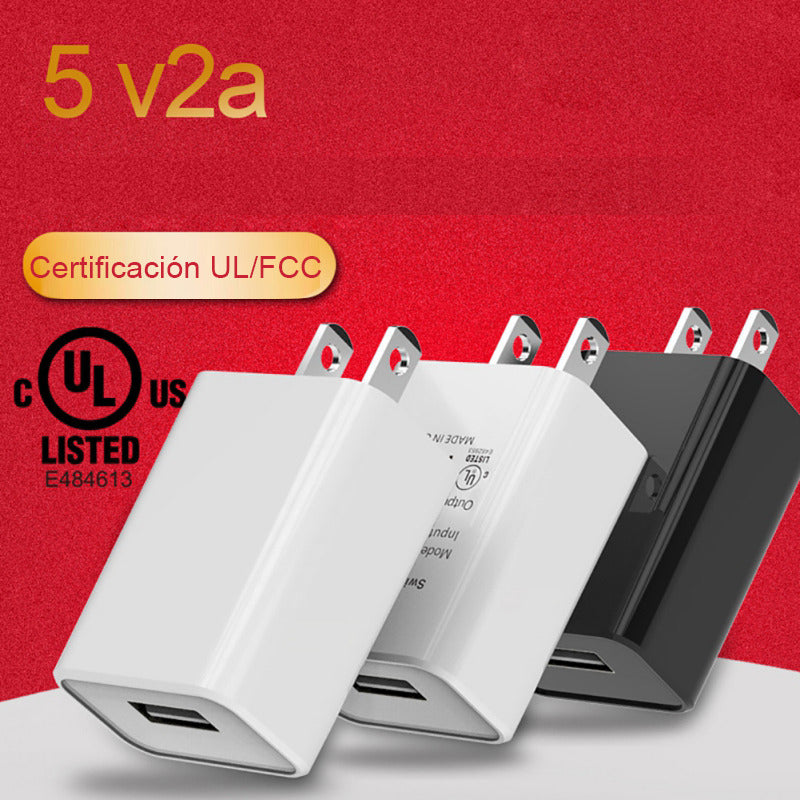 Cargador Celular Tableta Cubo Usb Carga Rapida 5v 2a