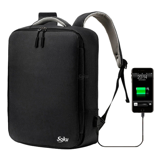 Soku Mochila  Premium Contra Agua  Minimalista Para Laptop