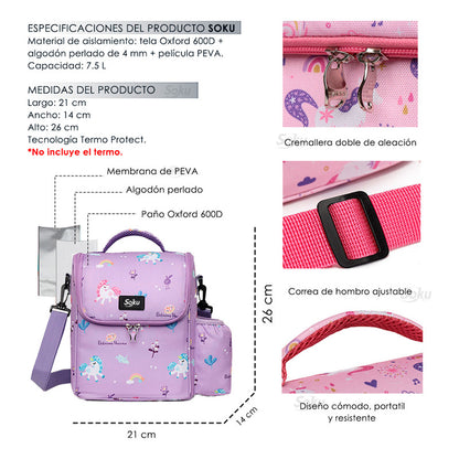 Soku Lonchera Termo Protect Infantil Grande Extra Durable