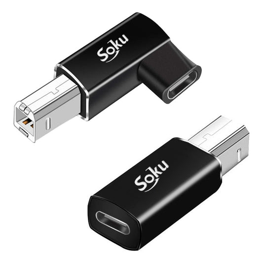 2 Adaptador Usb B Midi A Usb Tipo C Impresora Piano Musical