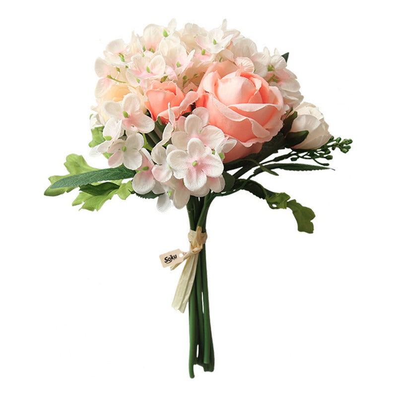 Soku Ramo Rosa Flores Quinceñera Boda Centro Mesa