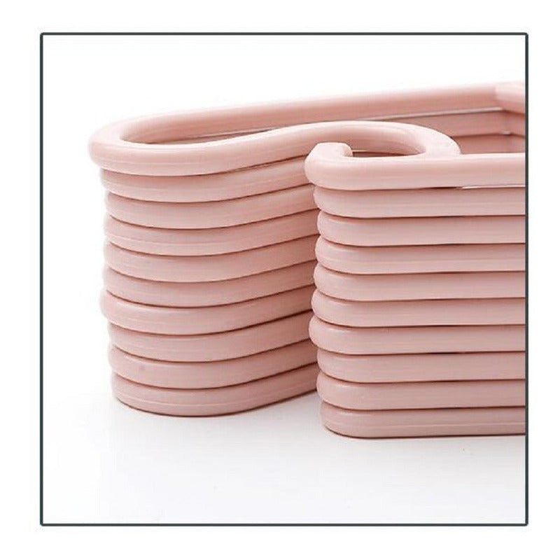 10 Ganchos Ropa Moda Niños Bebes Perchera Durable