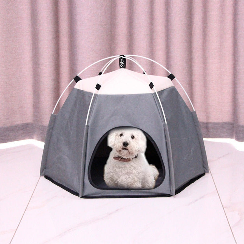 Soku Casa Perro Gato Mascota Carpa Interior Portable Estilo