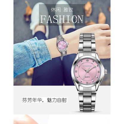 Nuevo Reloj Acero Platinum Contra Agua Inoxidable Cx