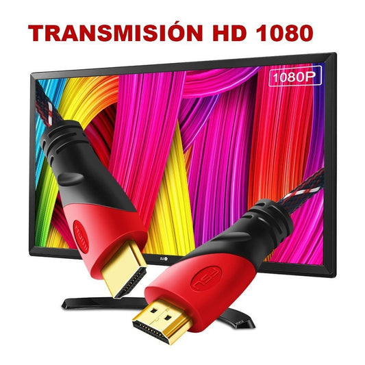 Cable Hdmi Uso Rudo Full Hd Pantalla Laptop Pc Xbox Ps4 3m