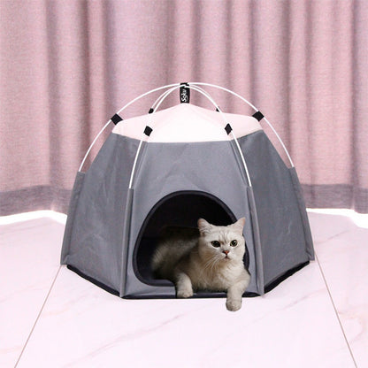 Soku Casa Perro Gato Mascota Carpa Interior Portable Estilo
