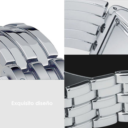 2 Relojes Pareja Duo Led Binario Acero Inoxidable Cotra Agua