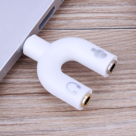 Mini Adaptador Divisor Audio Microfono Bocinas Calidad Wh