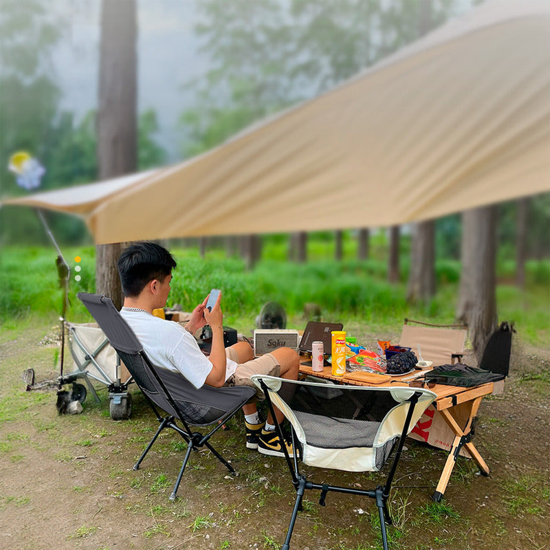 Soku Silla Reclinada Ergonomica Reforzada Viaje Camping Pick