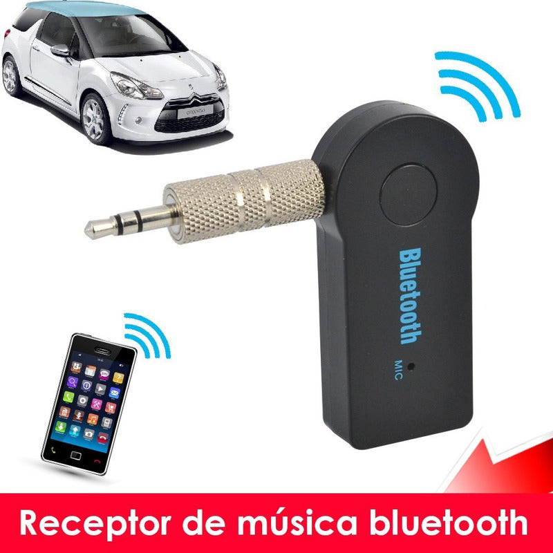 Adaptador De Audio 3.5mm A Bluetooth Autoestéreo Musica Call