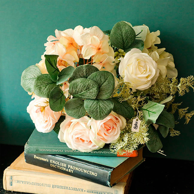 Soku Bouquet Rosas Flores Evento Quinceñera Boda Centro Mesa