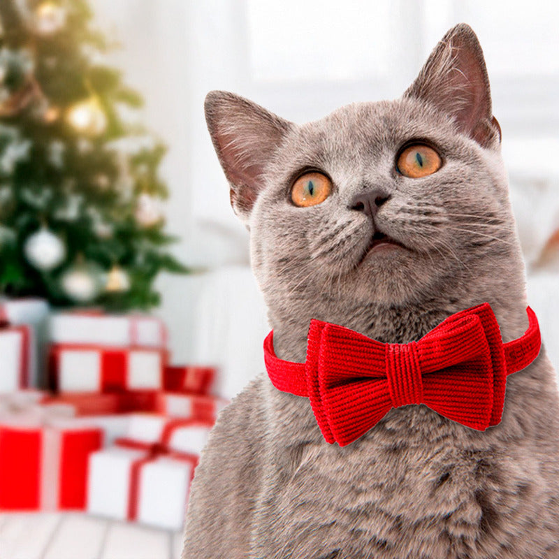 Soku Collar De Seguridad Gato Moño Cosido Pañoleta Broche