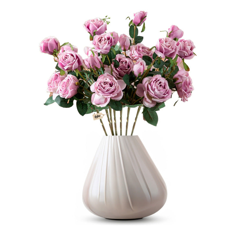 Soku Ramo Rosas Flores Boda Decoración Bouquet Extra Grande