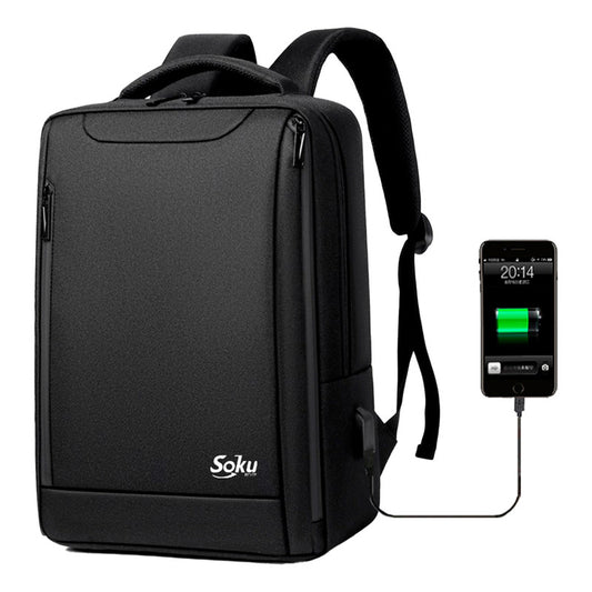 Soku Mochila Premium Contra Agua Laptop Para Mac15.6in Viaje