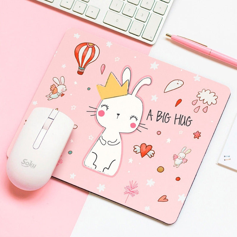 Tapete Raton Alfombrilla Mouse Pad Moda Kawai Antideslizante