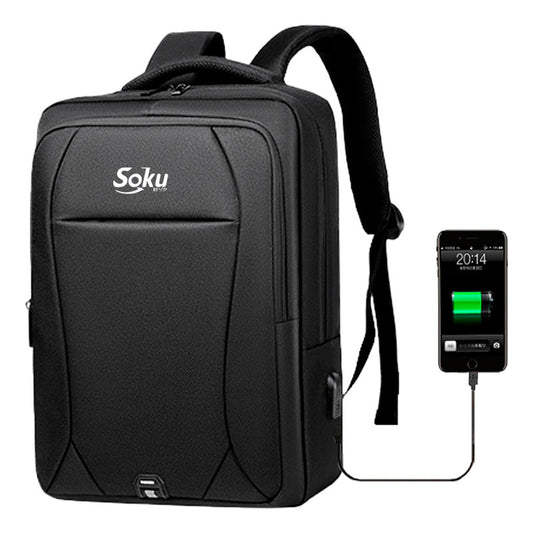 Soku Mochila  Premium Contra Agua Para Mac 15.6in Laptop